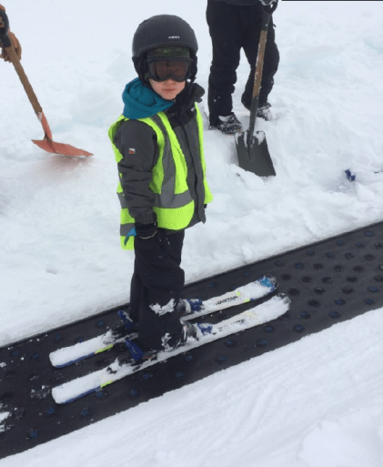 Ryan, 1st day skiing